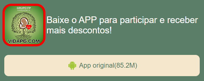 APP líder da vidapg.com para mobile